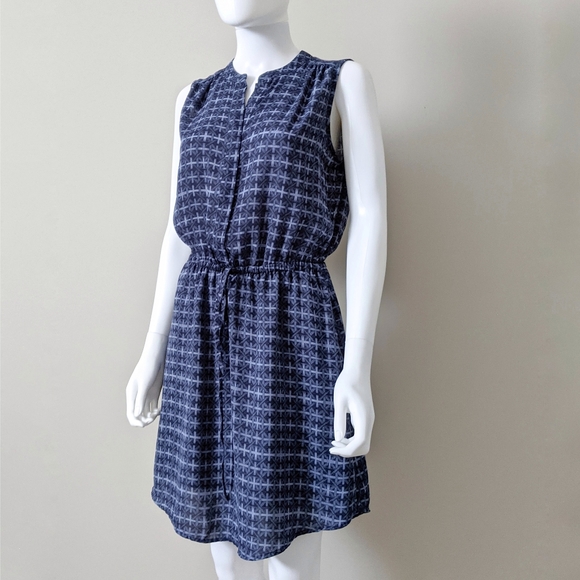Joe Fresh Blue Tunic Dress with Pockets - Picture 1 of 6